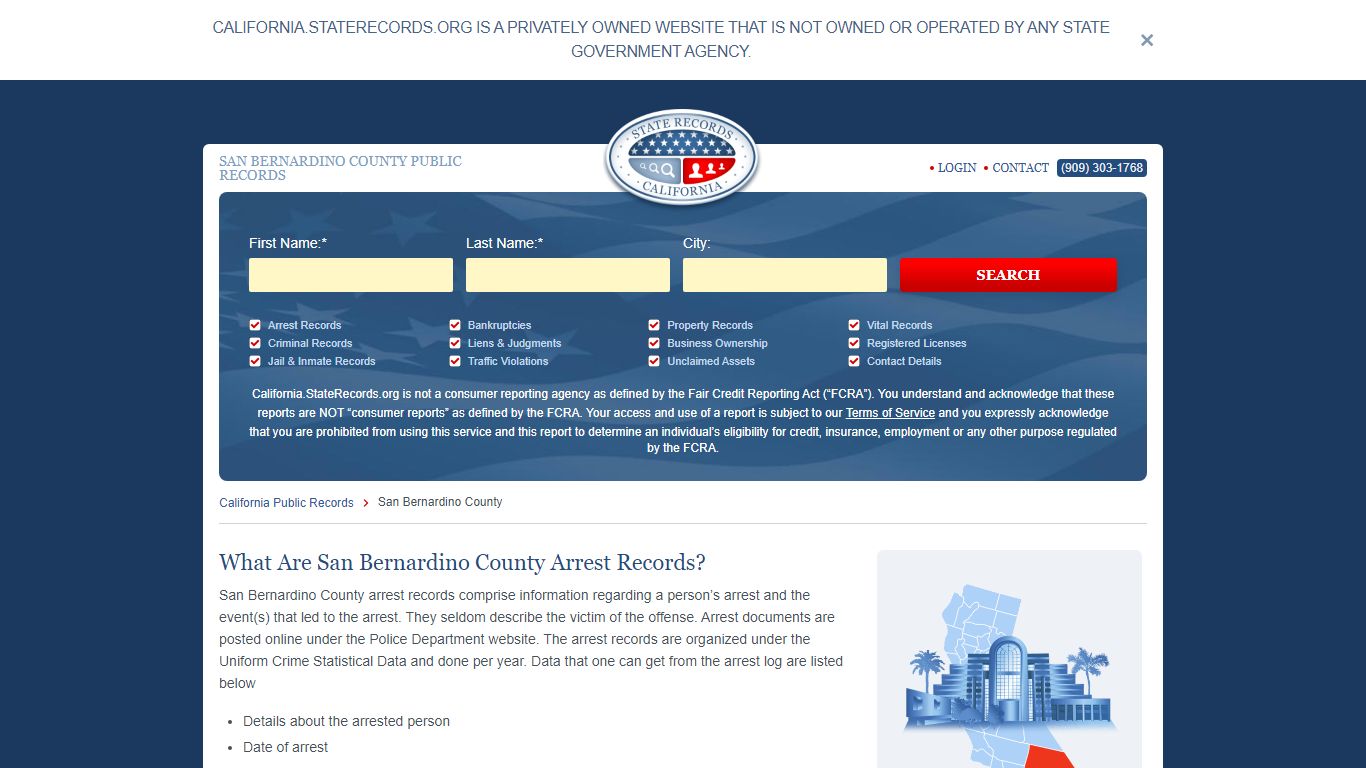 SAN BERNARDINO COUNTY PUBLIC RECORDS - StateRecords.org